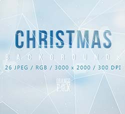 26张极品高清的低多边形背景图片：26 Polygon Christmas Backgrounds